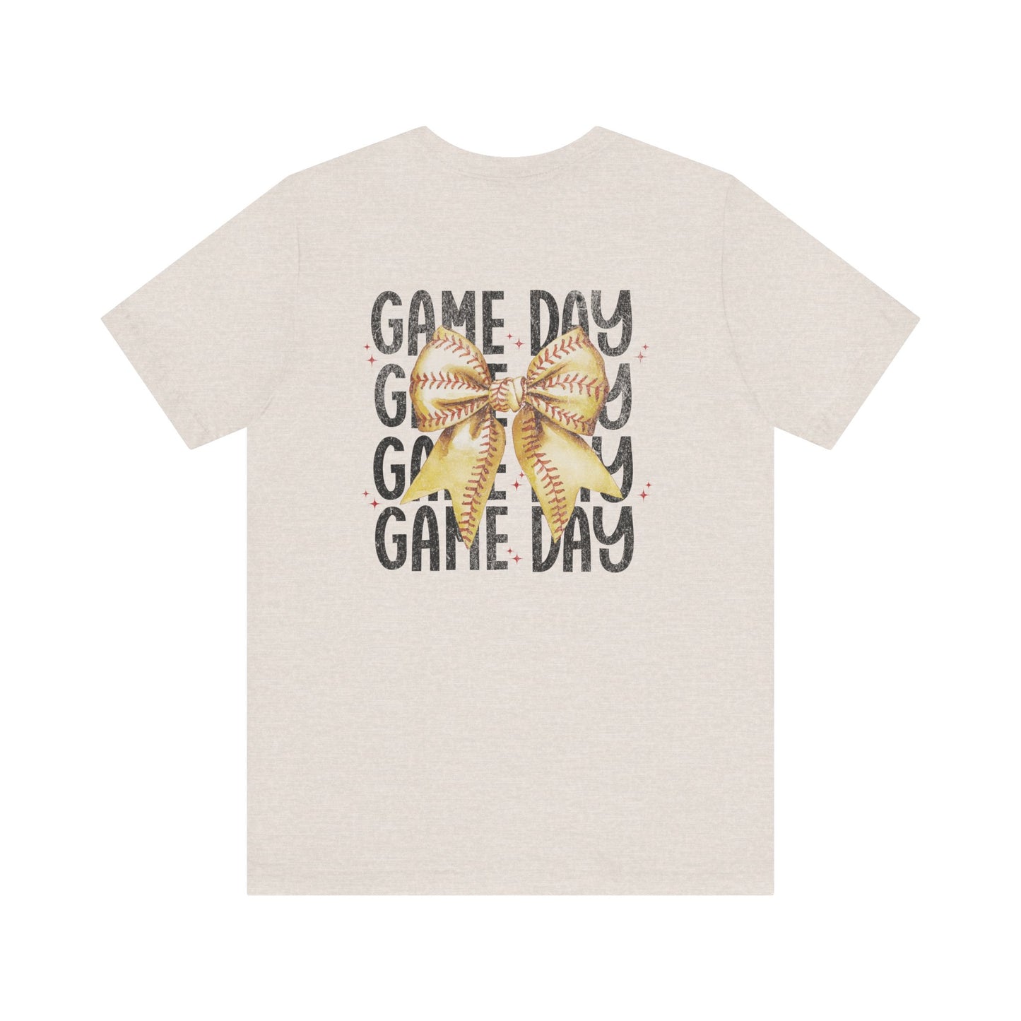 Game Day Softball Coquette - Bella + Canvas Short Sleeve Tee