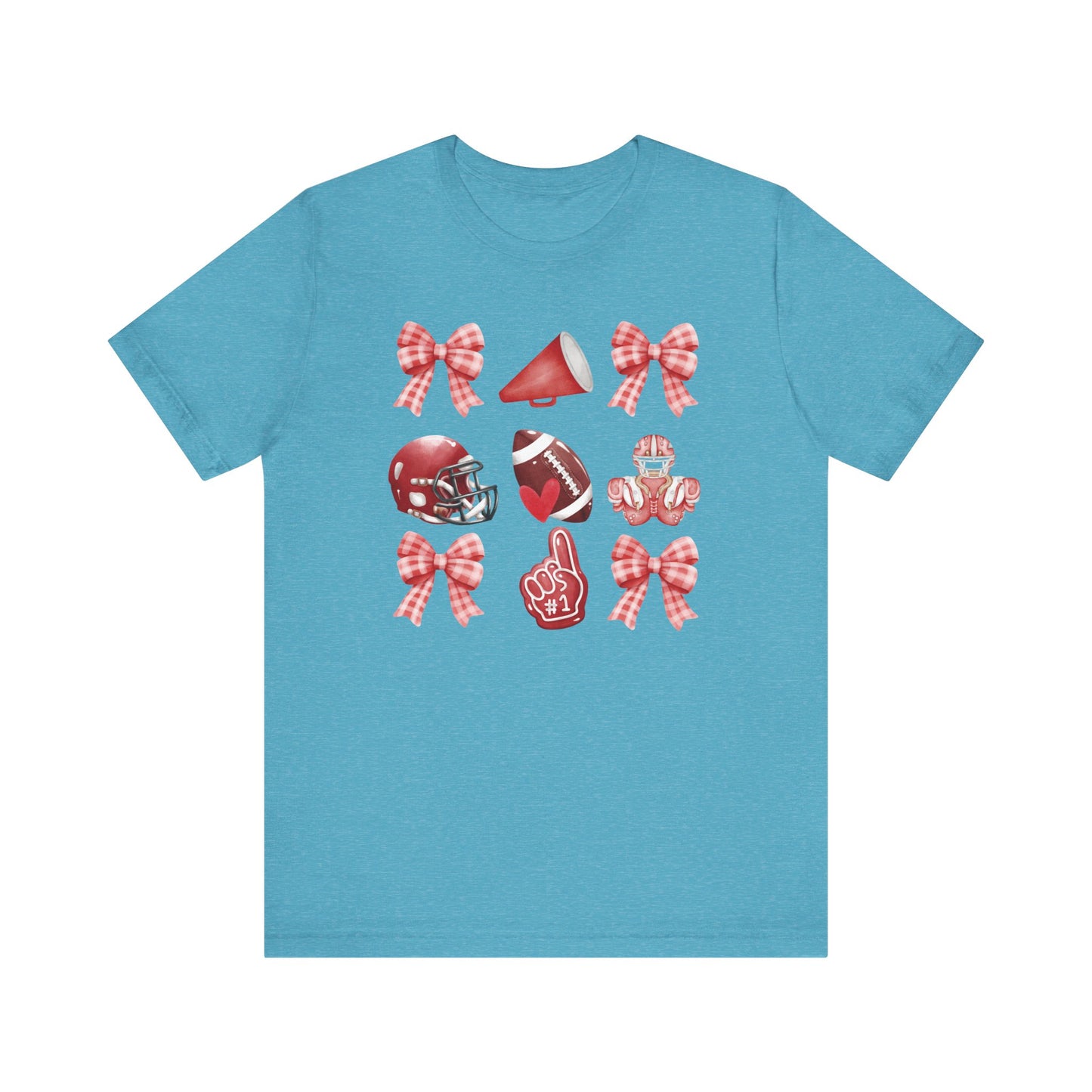 Football Coquette - Bella + Canvas Short Sleeve Tee