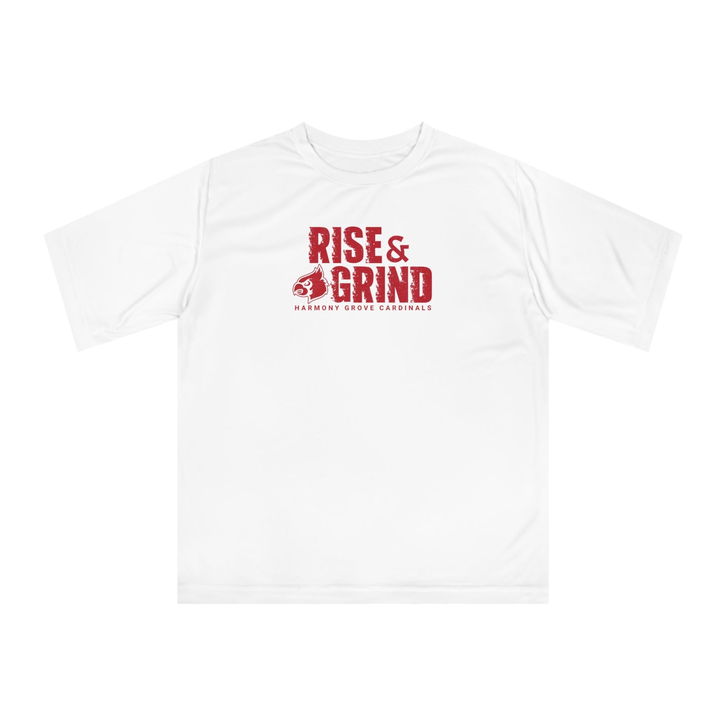 Cardinal Rise and Grind - Unisex Zone Performance T-shirt