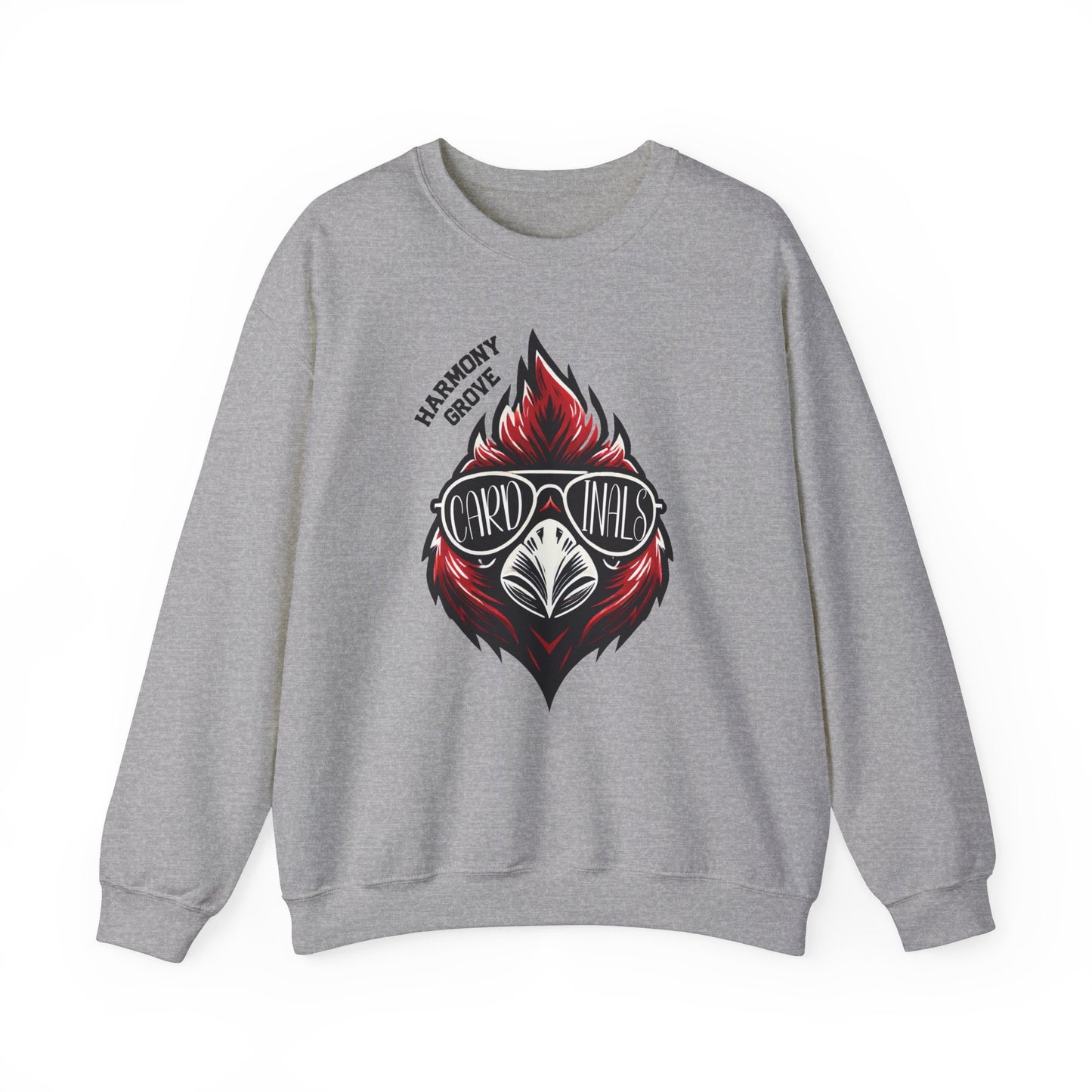 HG Cardinal with Sunglasses - Unisex Heavy Blend™ Crewneck Sweatshirt