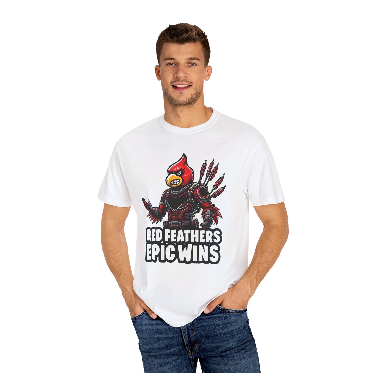 Red Feathers Epic Wins - Comfort Colors T-shirt