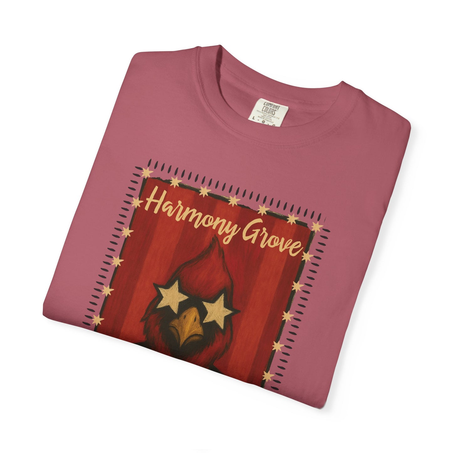 Harmony Grove Cards Painted Cardinal - Comfort Colors T Shirt