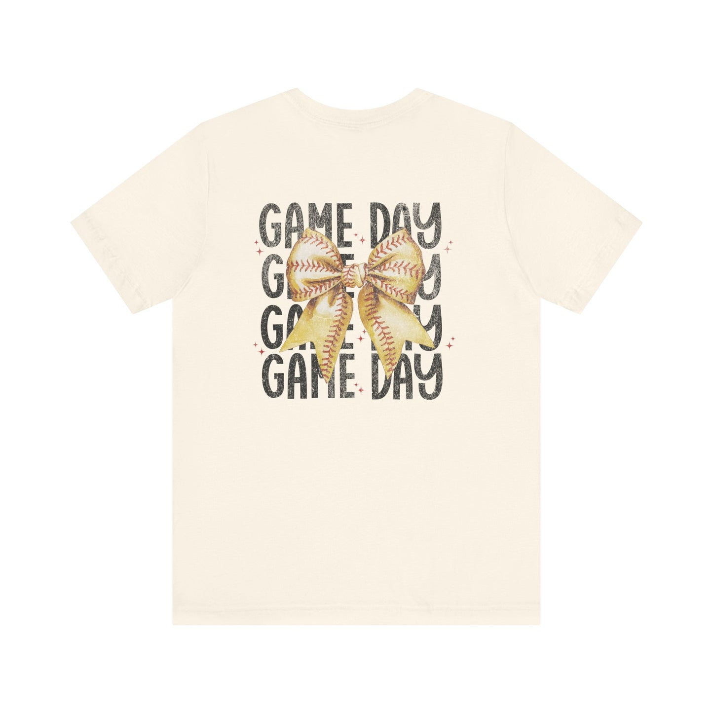 Game Day Softball Coquette - Bella + Canvas Short Sleeve Tee