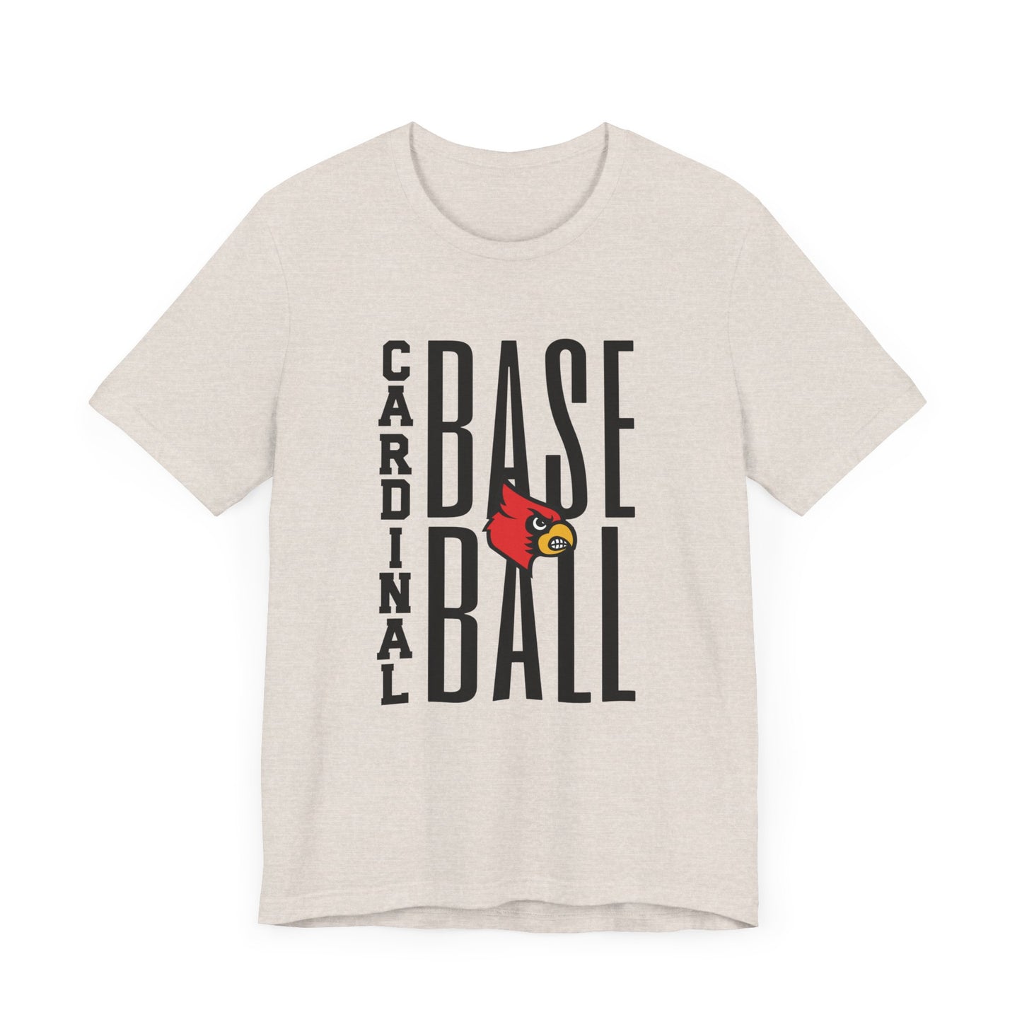 Cardinal Baseball - Bella + Canvas Short Sleeve Tee