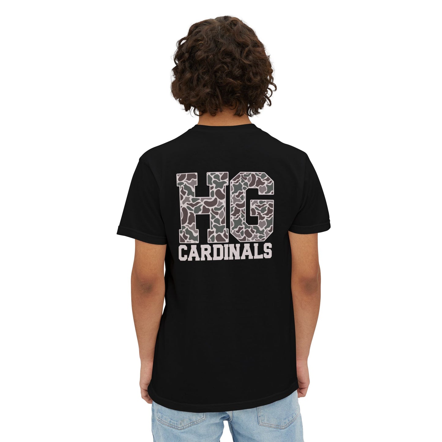 Unisex Pocket T-Shirt Cardinal + HG - Comfort Colors Tshirt