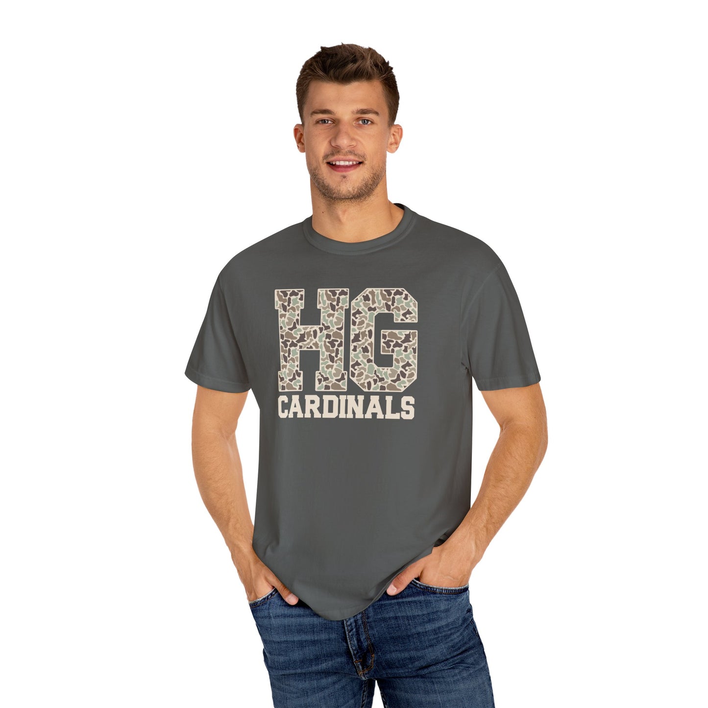 Old School Camo HG Cardinals - Comfort Colors T Shirt