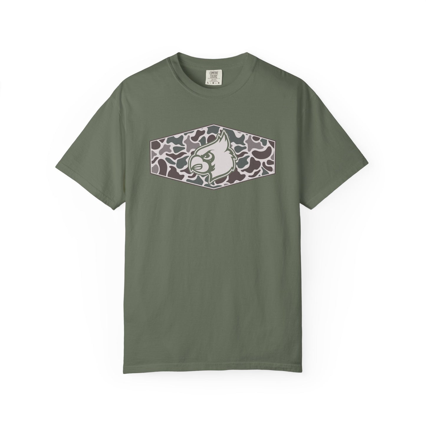 Old School Camo HG Cardinals Inset - Comfort Colors T Shirt