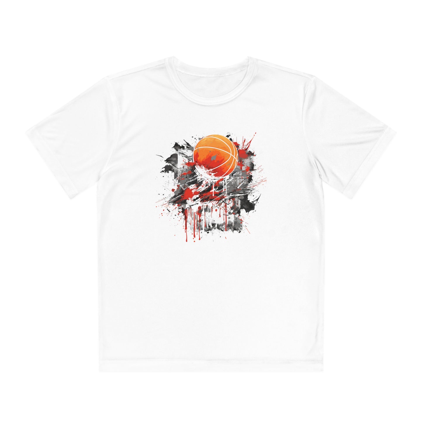Basketball Graffiti - Youth Sport-Tek® Competitor™ Tee