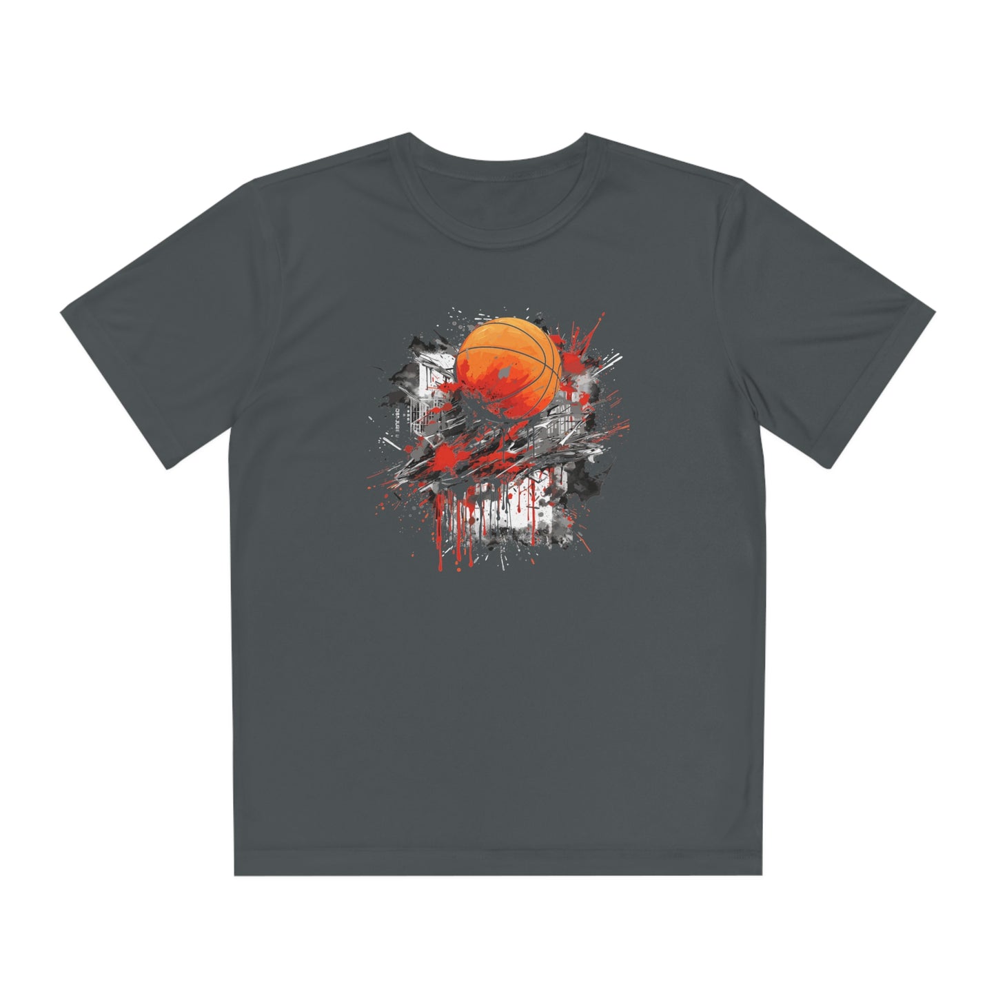 Basketball Graffiti - Youth Sport-Tek® Competitor™ Tee