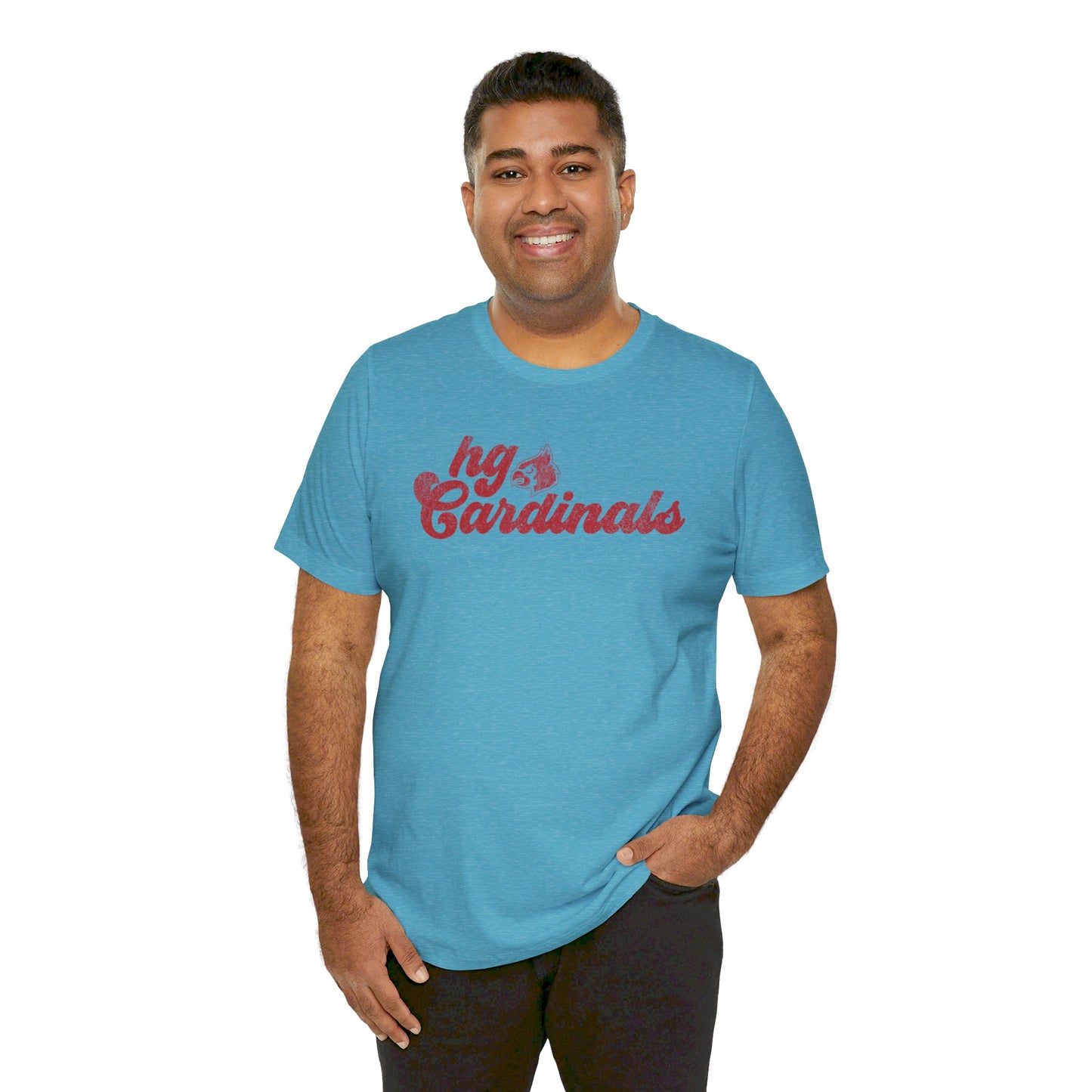 Vintage HG Cardinals - Bella + Canvas Short Sleeve Tee