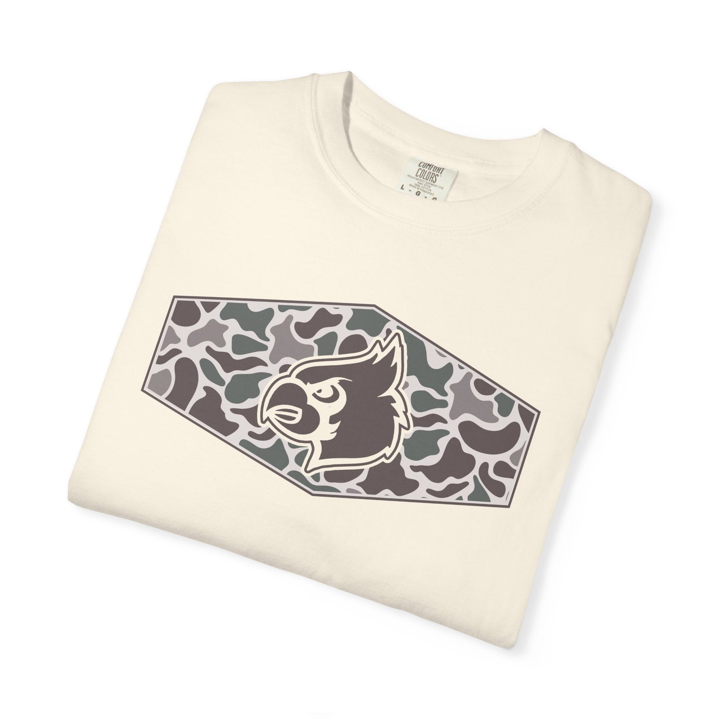 Old School Camo HG Cardinals Inset - Comfort Colors T Shirt