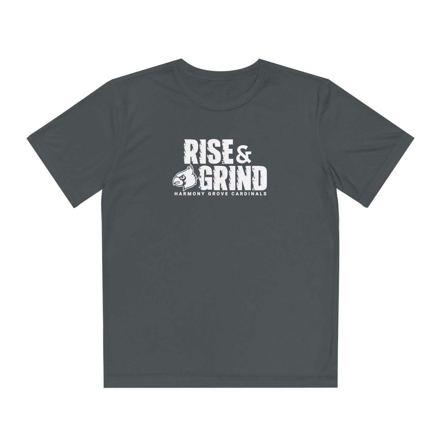 Vintage Rise and Grind - Youth Sport-Tek® Competitor™ Tee