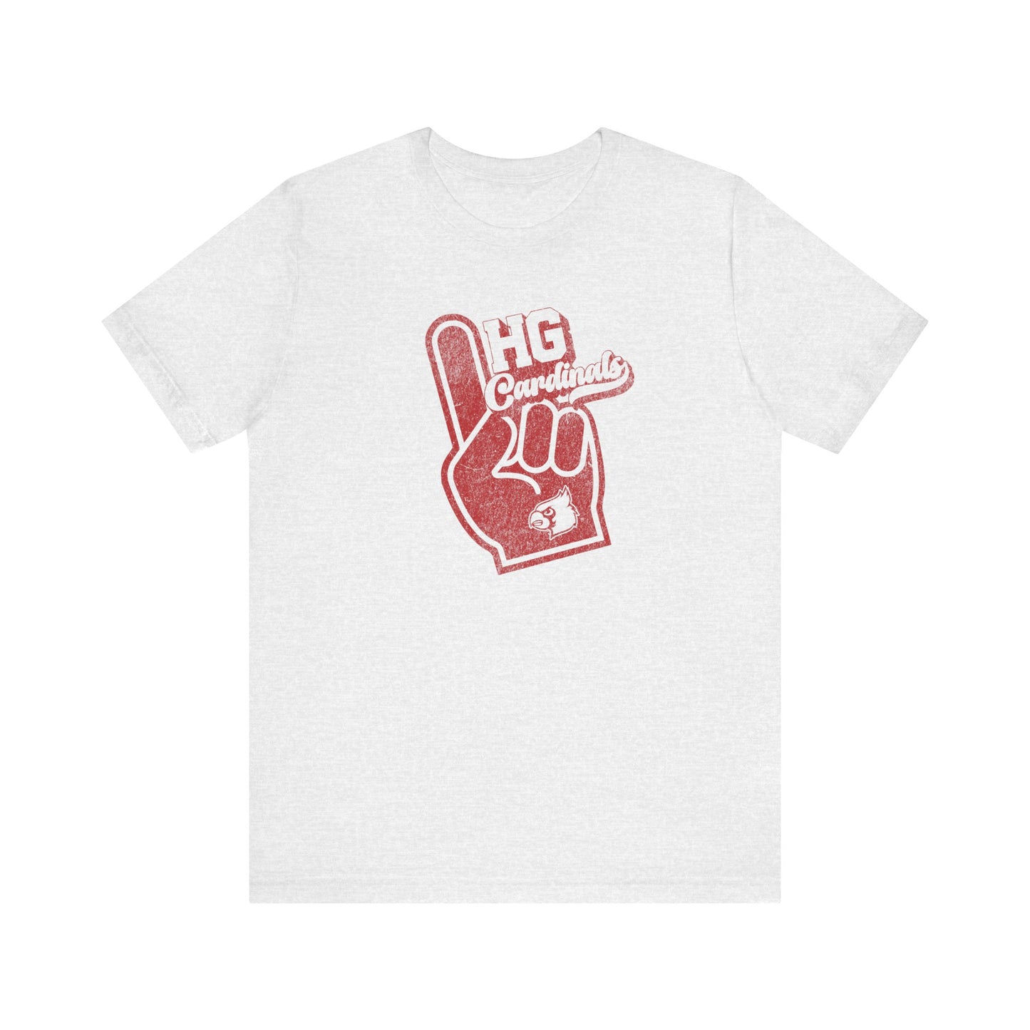 Vintage Foam Finger HG Cardinals - Bella + Canvas Short Sleeve Tee