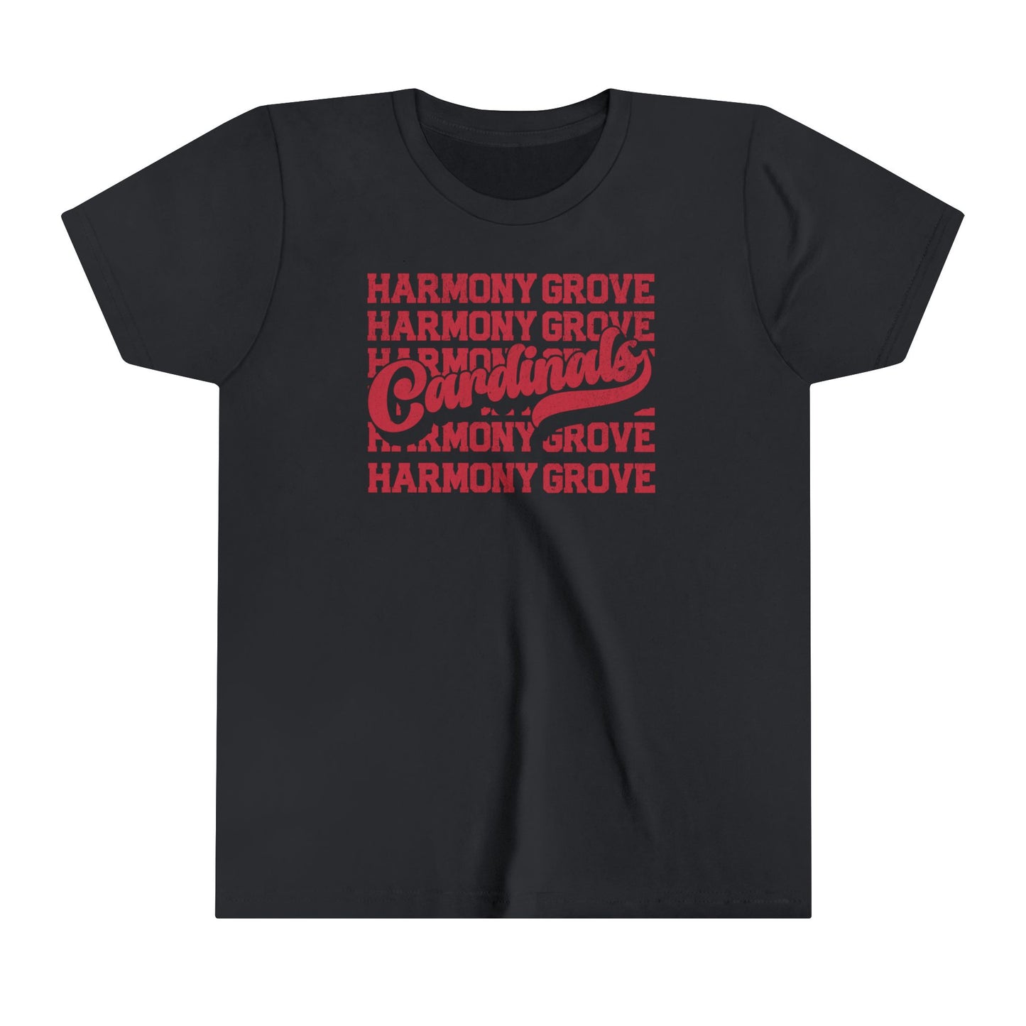 Vintage Harmony Grove Cardinals - Bella + Canvas Youth Tee