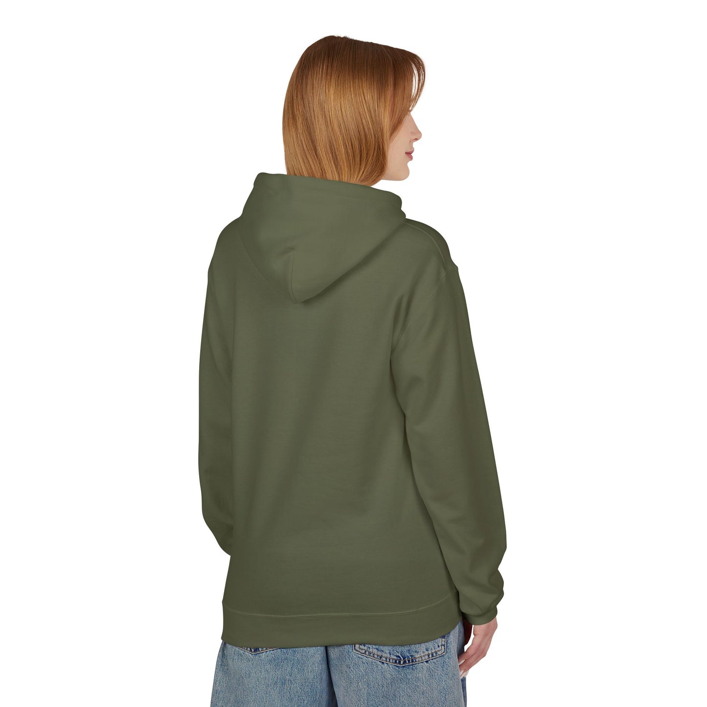 Old School Camo Cardinal Football - Midweight Softstyle Fleece Hoodie
