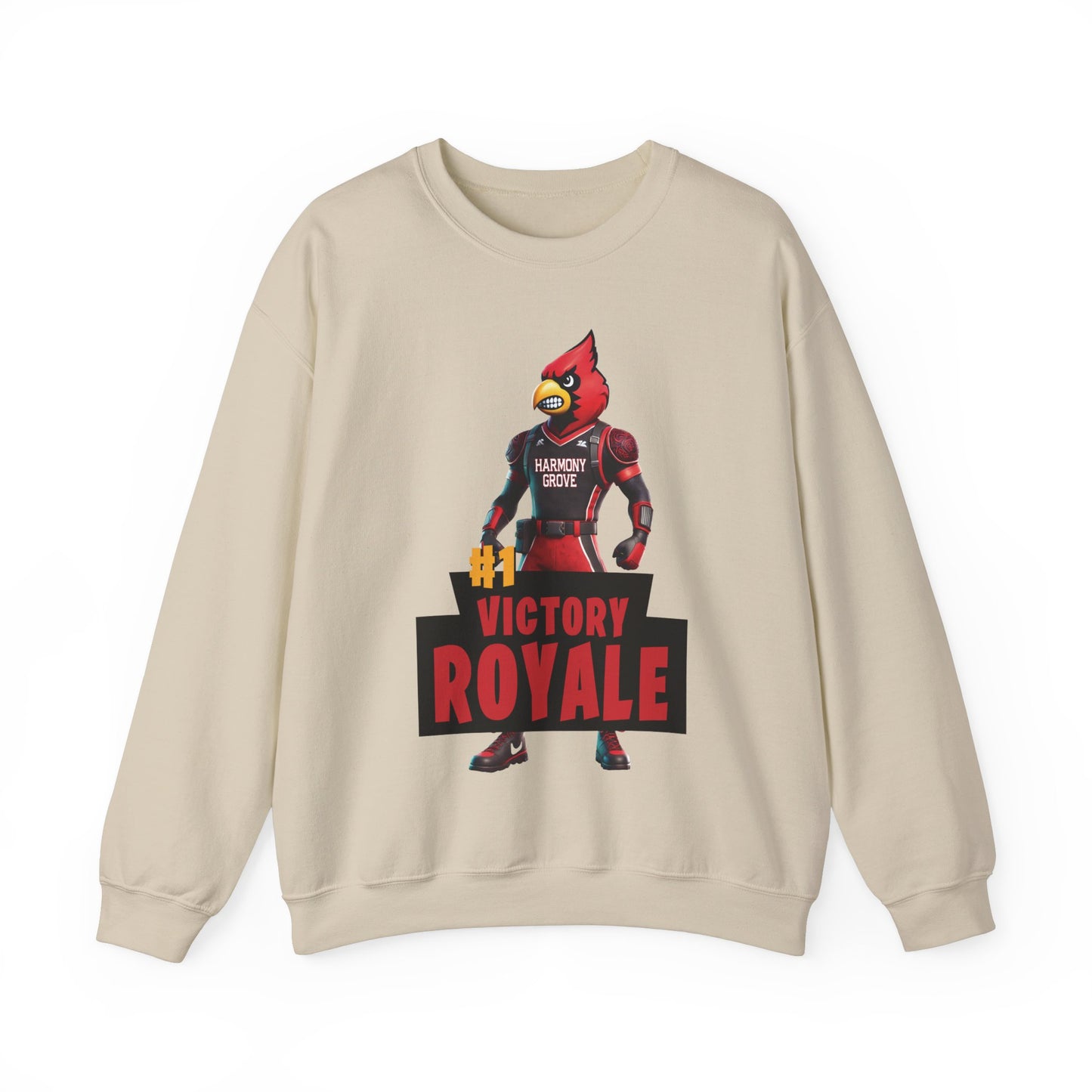 Harmony Grove Cardinals Victory Royale - Unisex Heavy Blend™ Crewneck Sweatshirt
