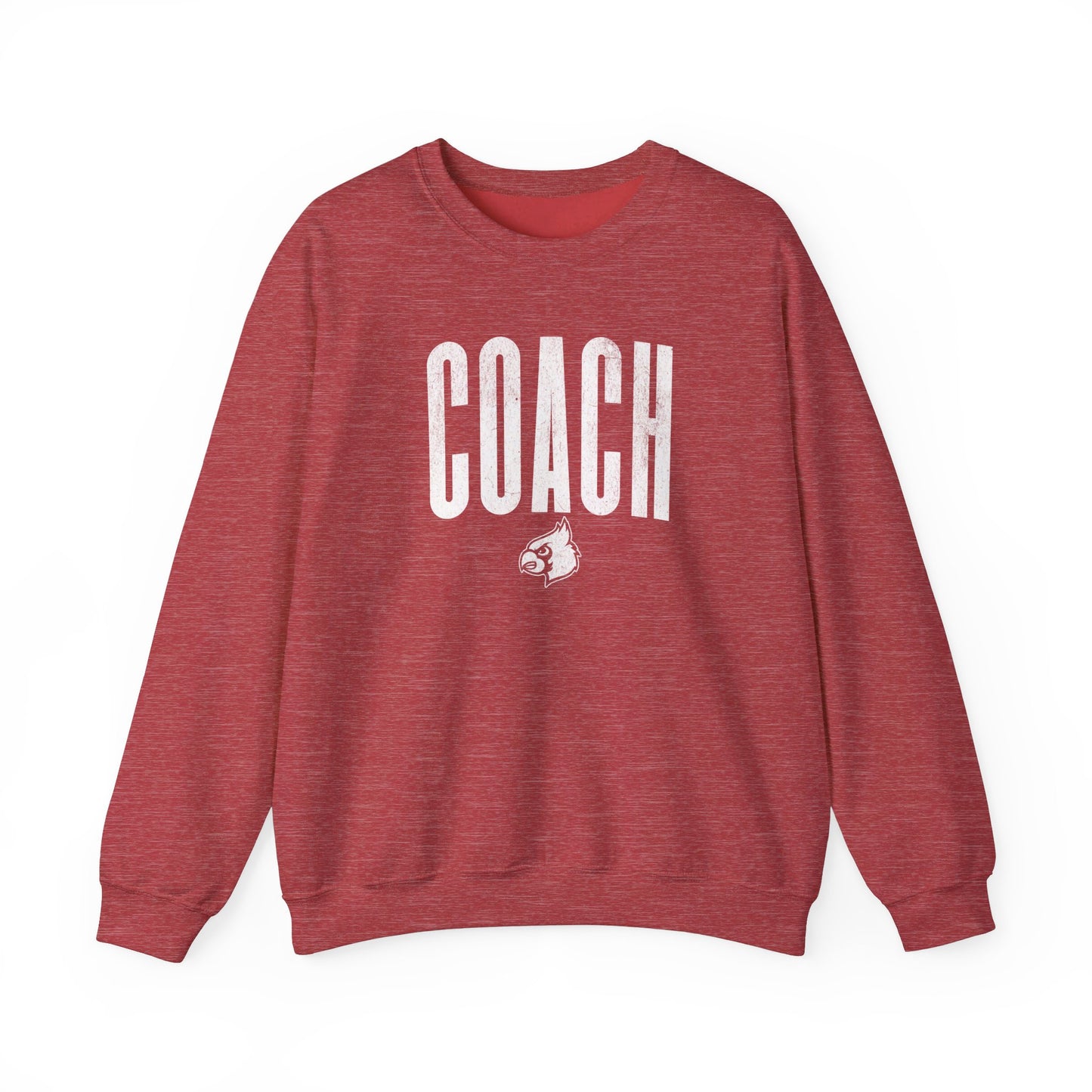 Vintage Cardinal Coach - Unisex Heavy Blend™ Crewneck Sweatshirt