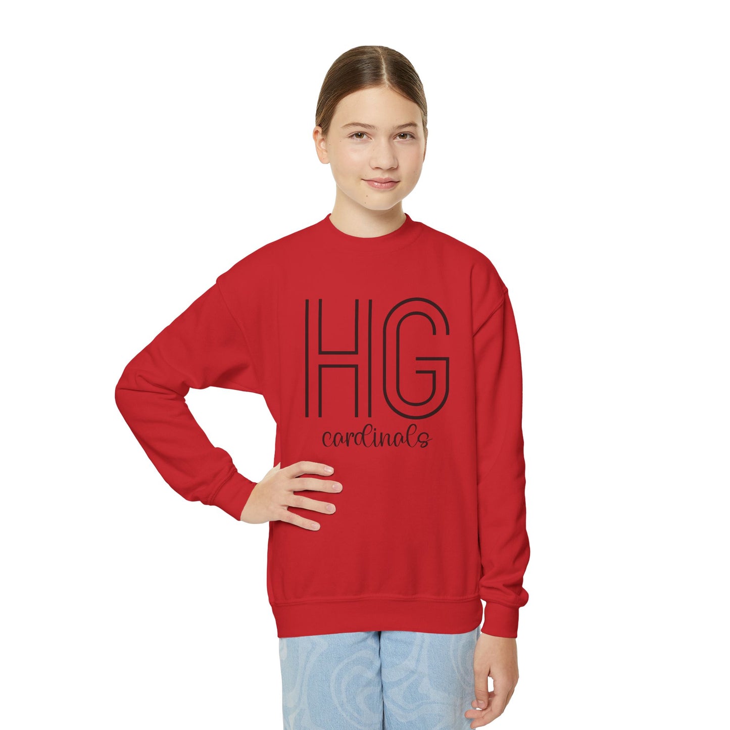HG Cardinals - Youth Crew Sweatshirt