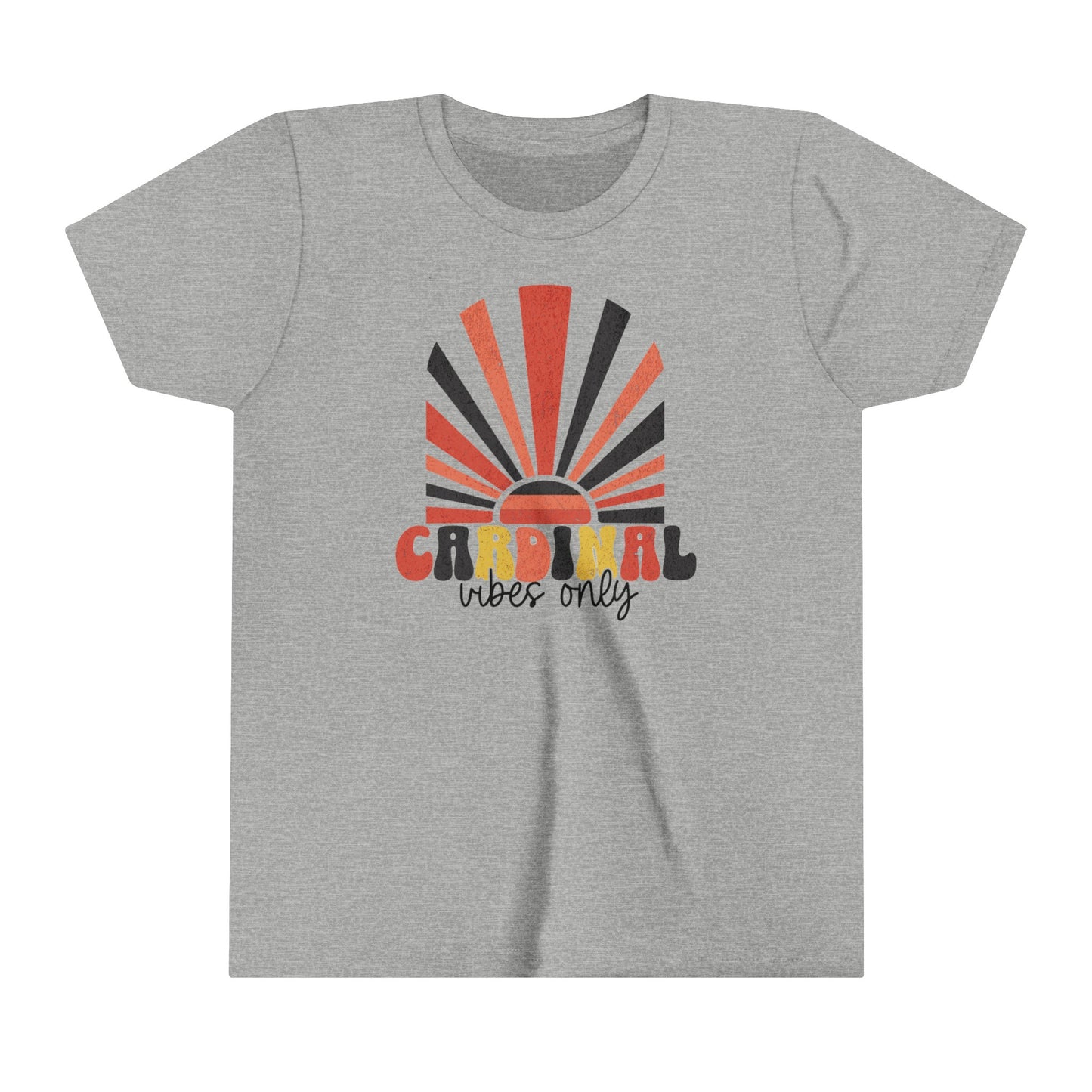 Cardinal Vibes Only - Bella + Canvas Youth Tee