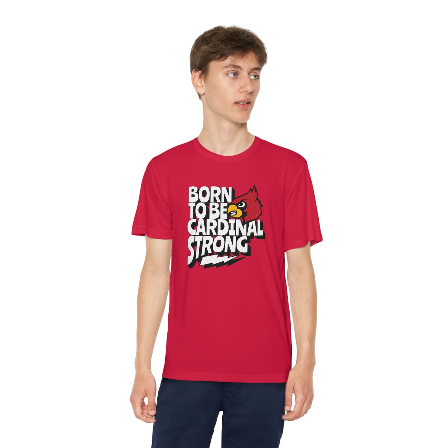 Born to Be Cardinal Strong - Youth Sport-Tek® Competitor™ Tee
