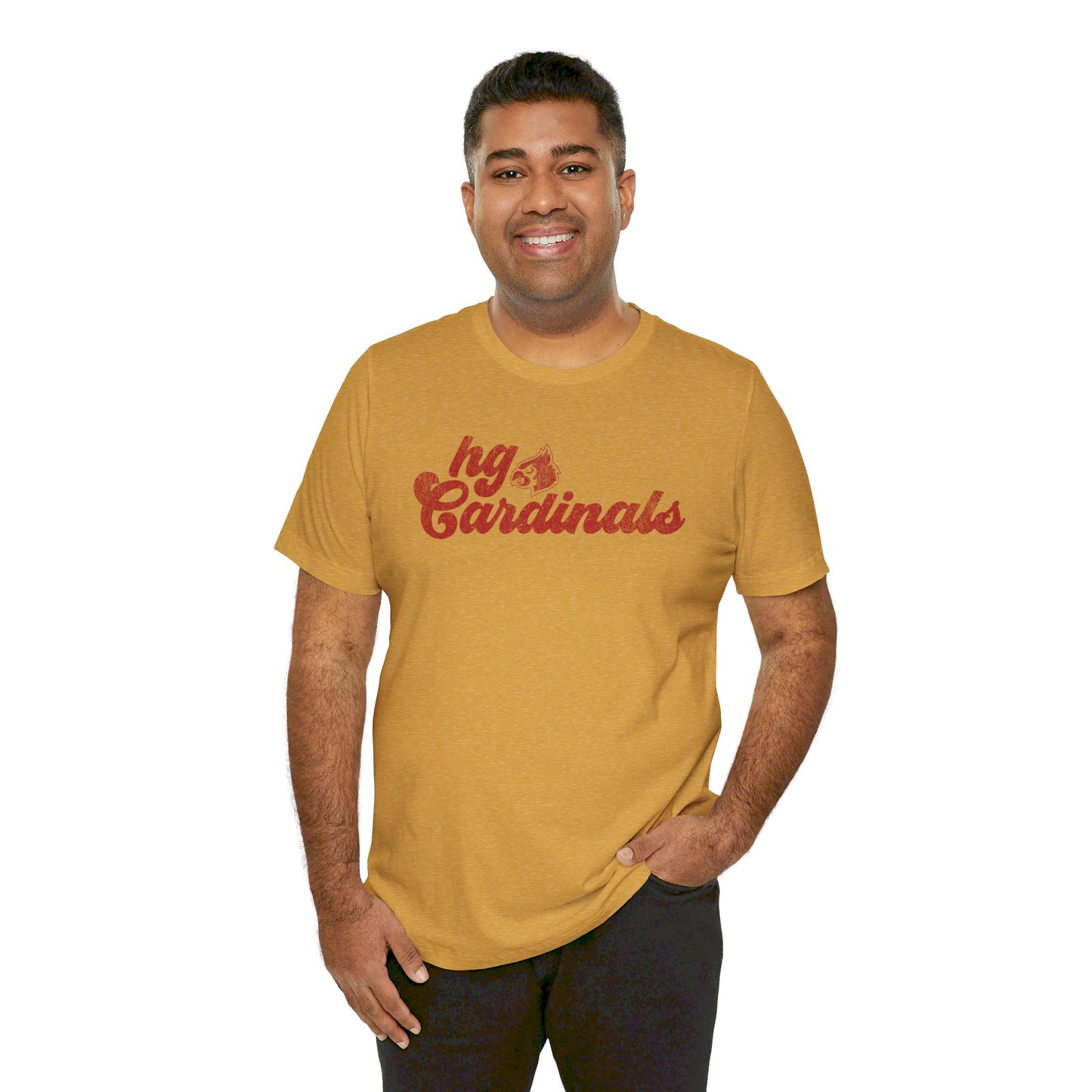 Vintage HG Cardinals - Bella + Canvas Short Sleeve Tee