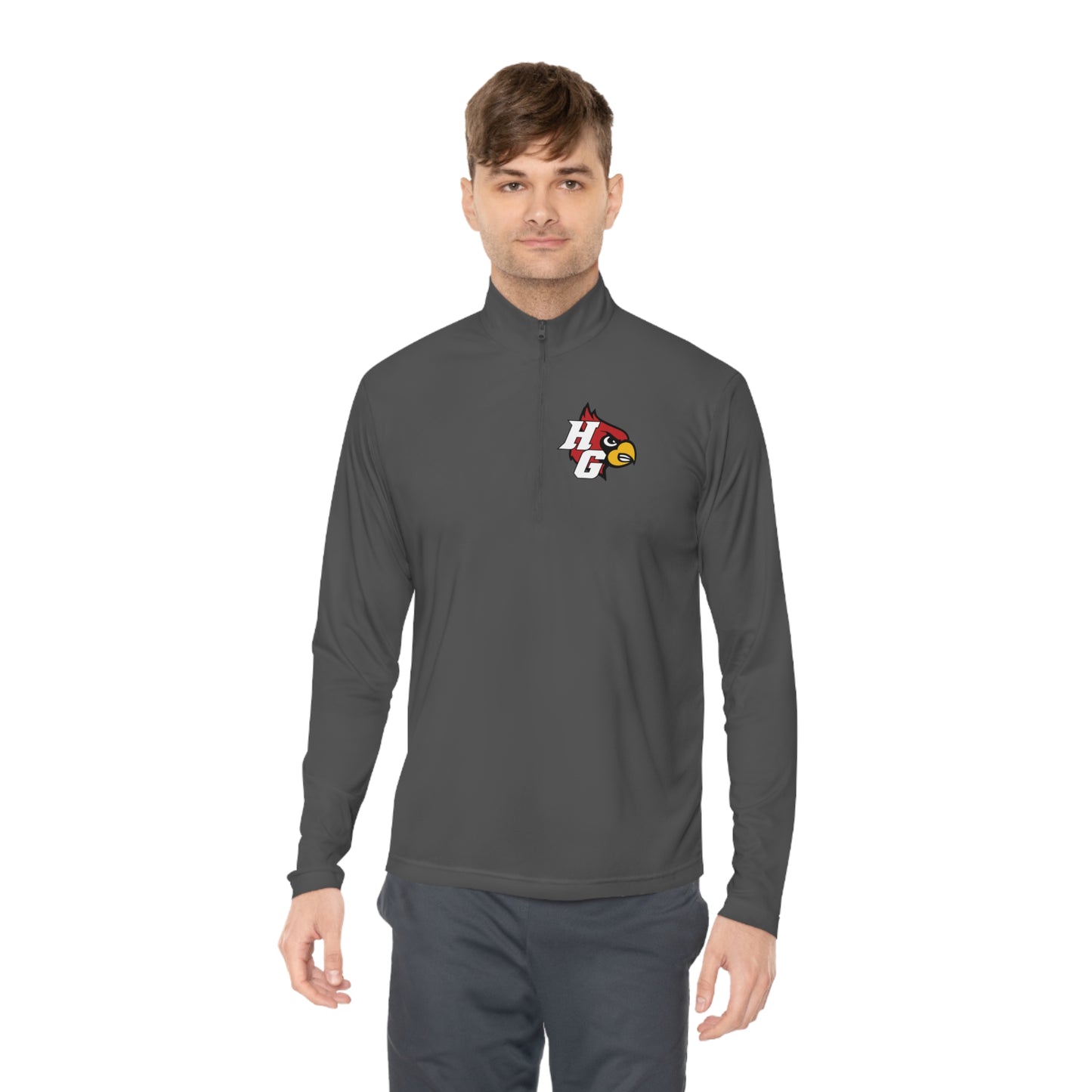 HG Cardinal Logo - Unisex Quarter-Zip Pullover