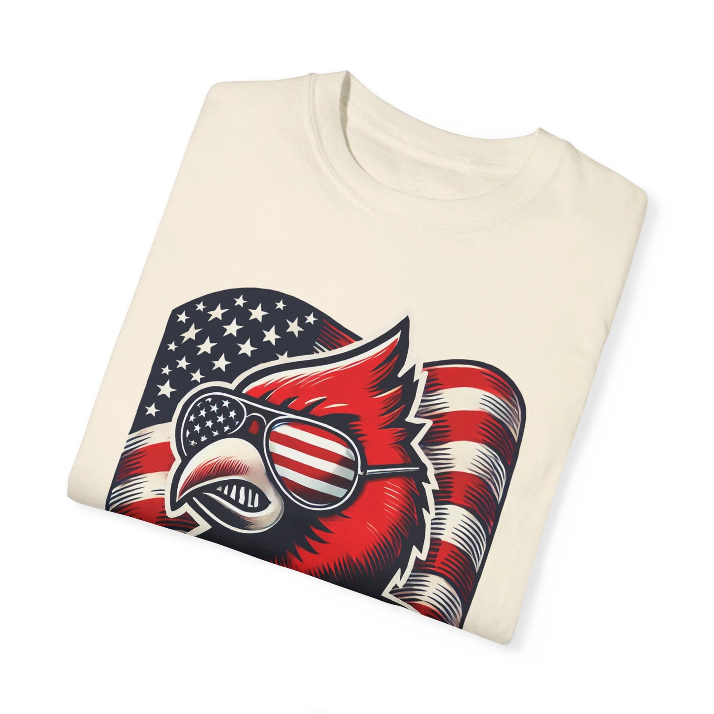 Patriotic Cardinal - Comfort Colors T-shirt