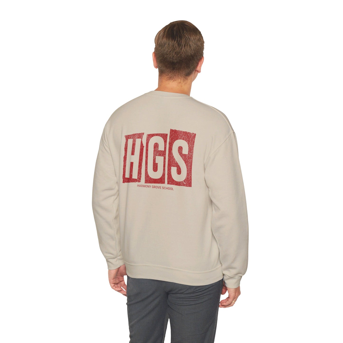 Vintage Cardinals + HGS - Unisex Heavy Blend™ Crewneck Sweatshirt