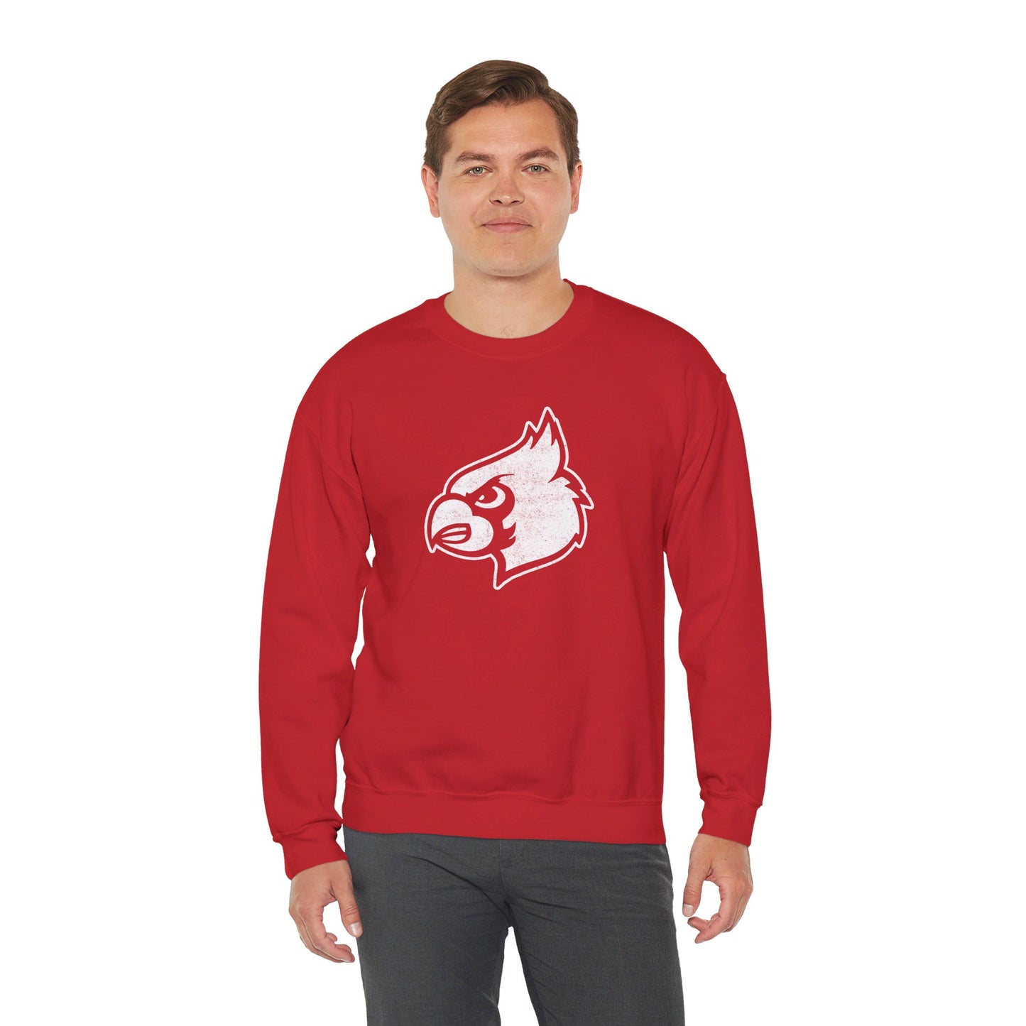Vintage Cardinals + HGS - Unisex Heavy Blend™ Crewneck Sweatshirt