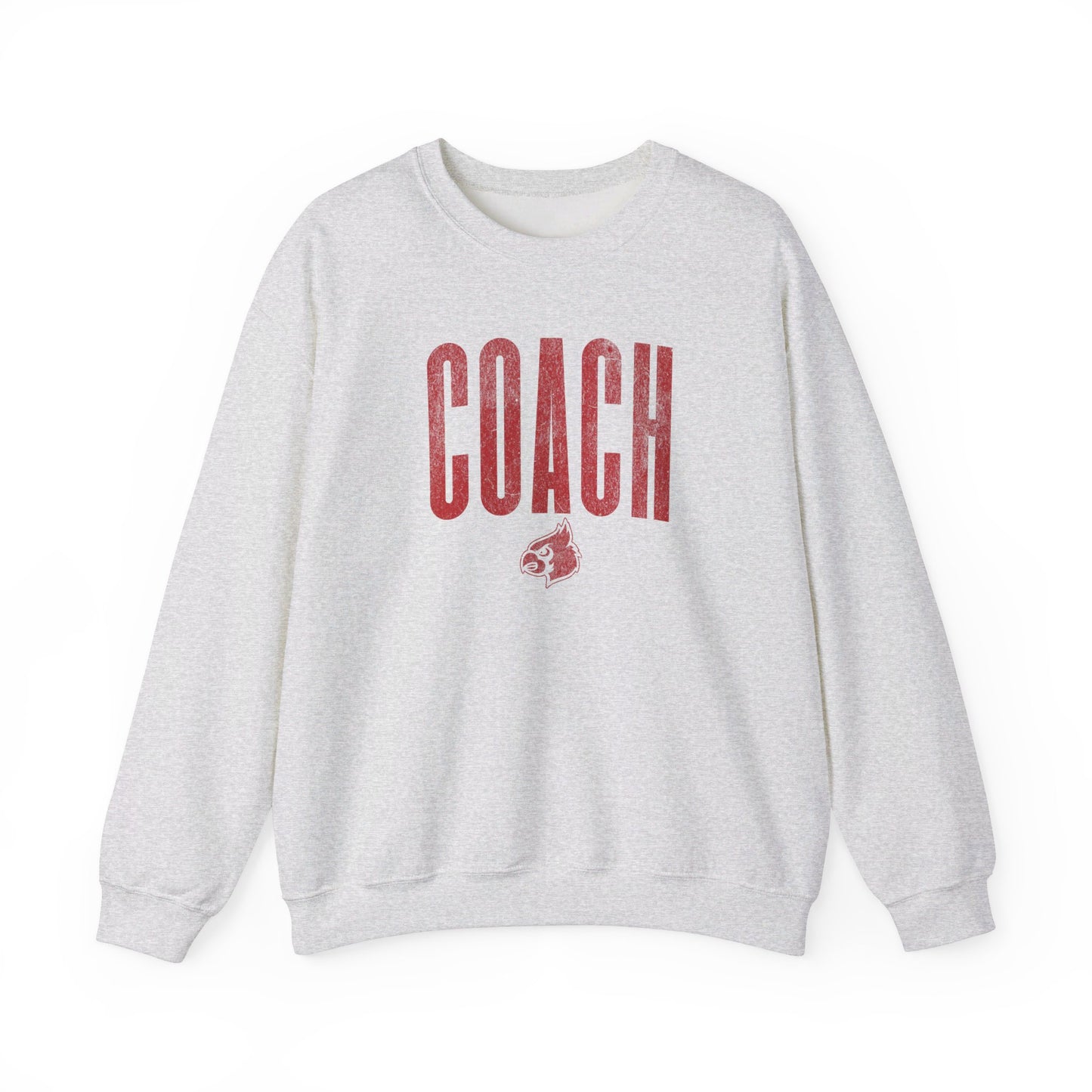 Vintage Cardinal Coach - Unisex Heavy Blend™ Crewneck Sweatshirt