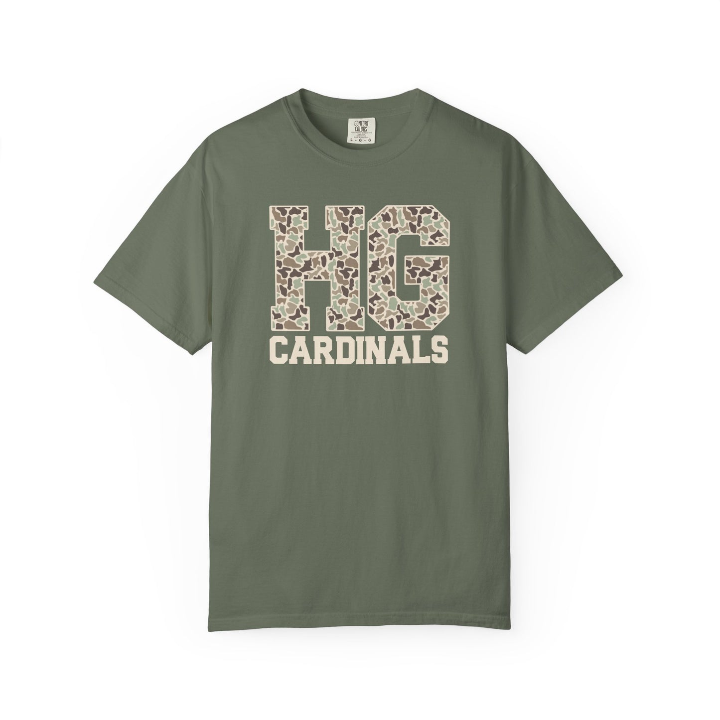 Old School Camo HG Cardinals - Comfort Colors T Shirt