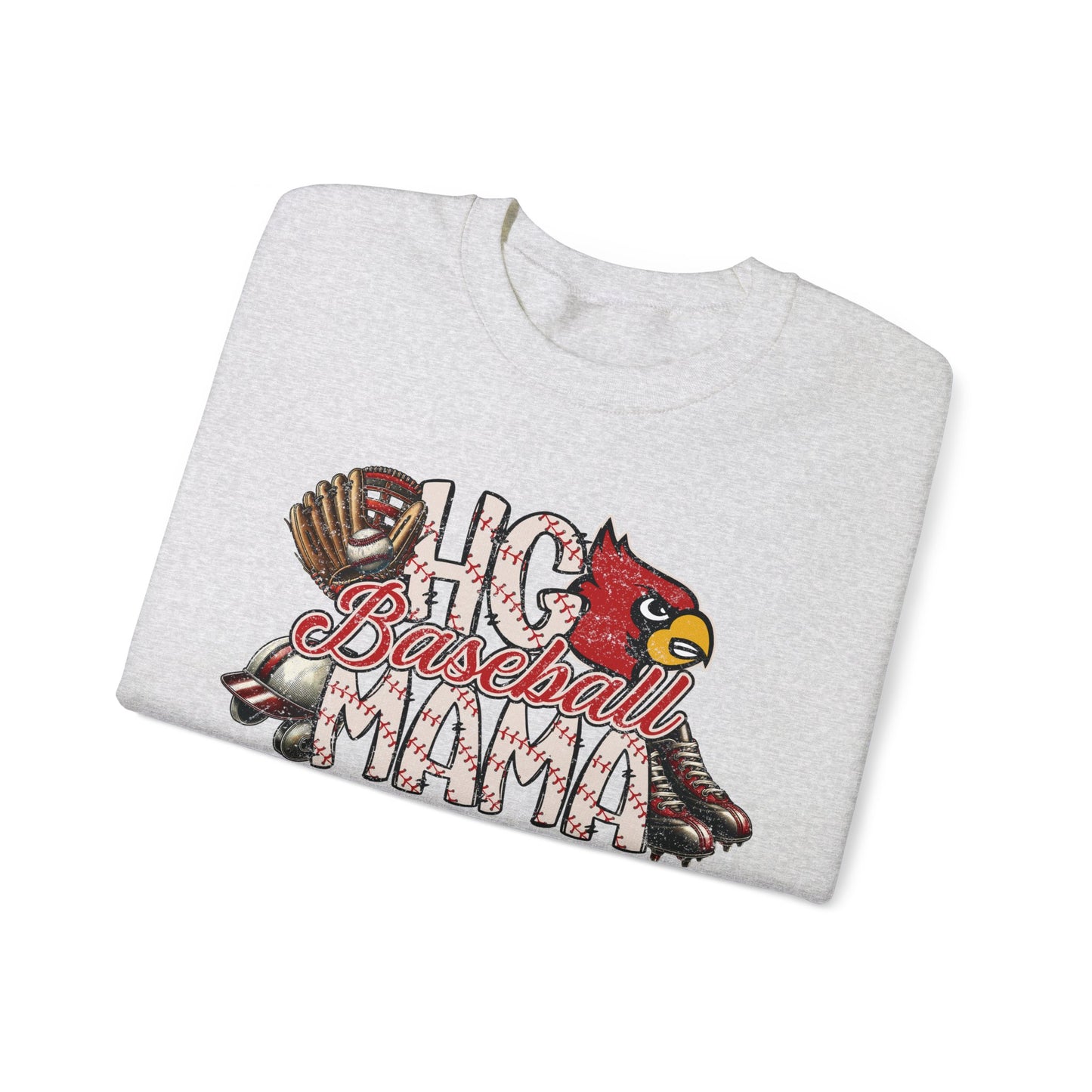 HG Baseball Mama - Unisex Heavy Blend™ Crewneck Sweatshirt