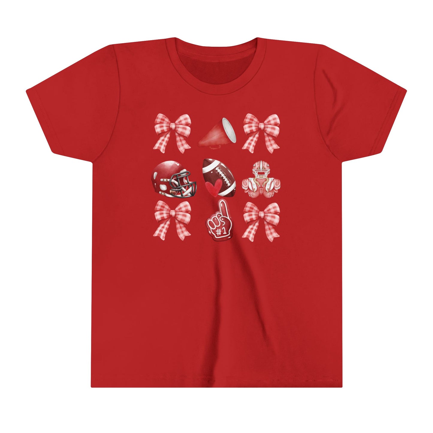 Football Coquette - Bella + Canvas Youth Tee