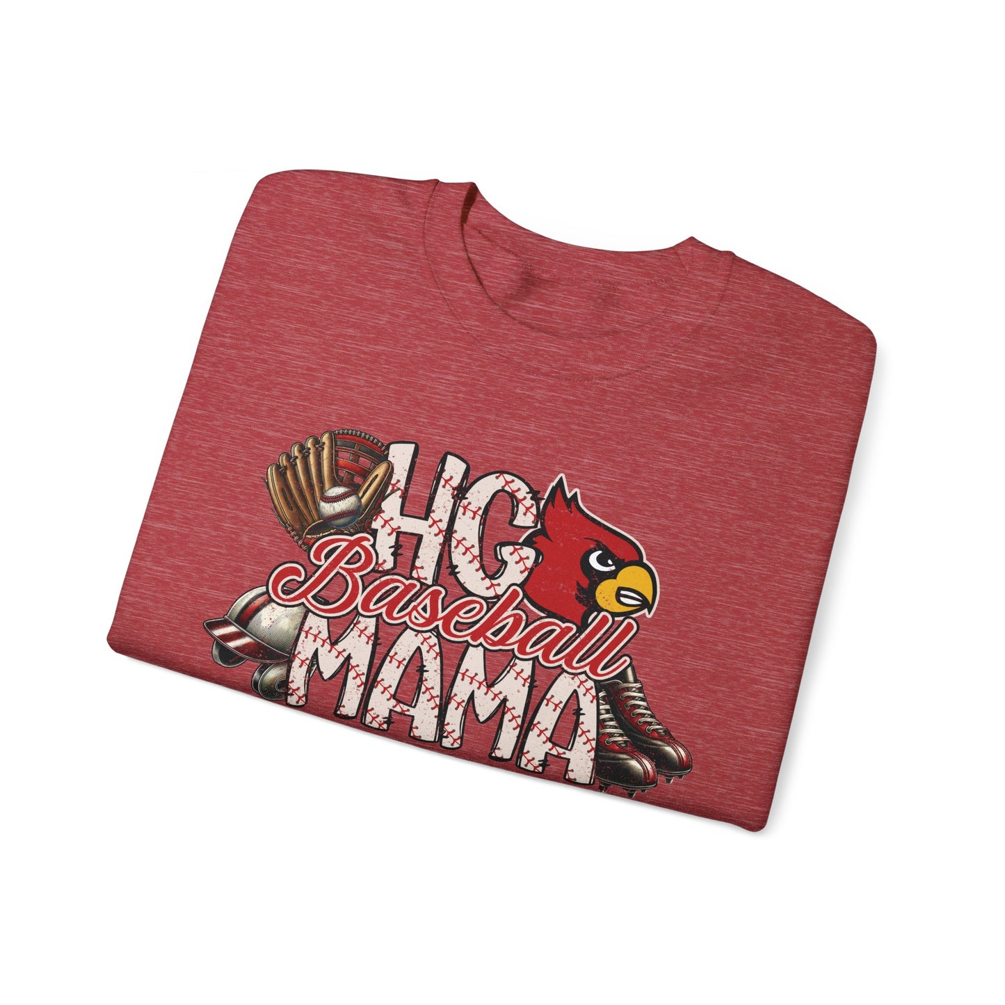 HG Baseball Mama - Unisex Heavy Blend™ Crewneck Sweatshirt