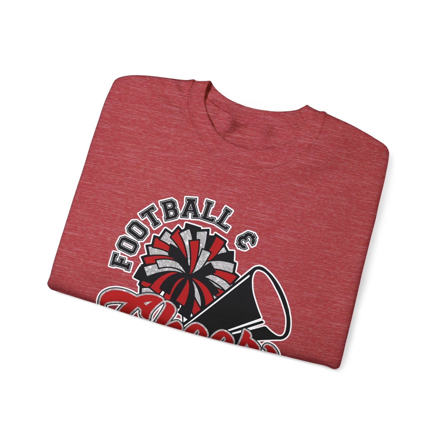 Football and Cheer Mom - Unisex Heavy Blend™ Crewneck Sweatshirt