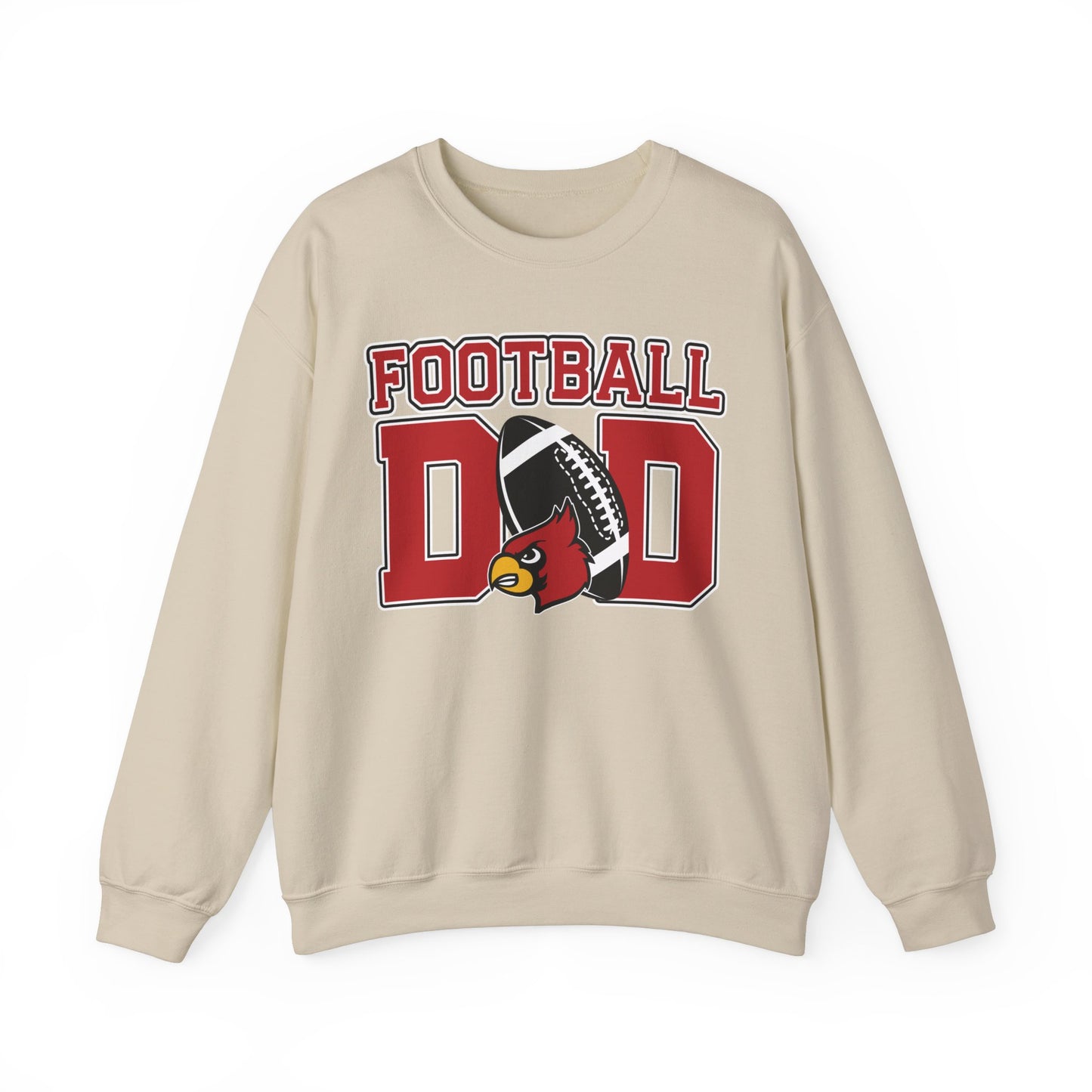 Football Dad Custom Player Name and Number - Unisex Heavy Blend™ Crewneck Sweatshirt