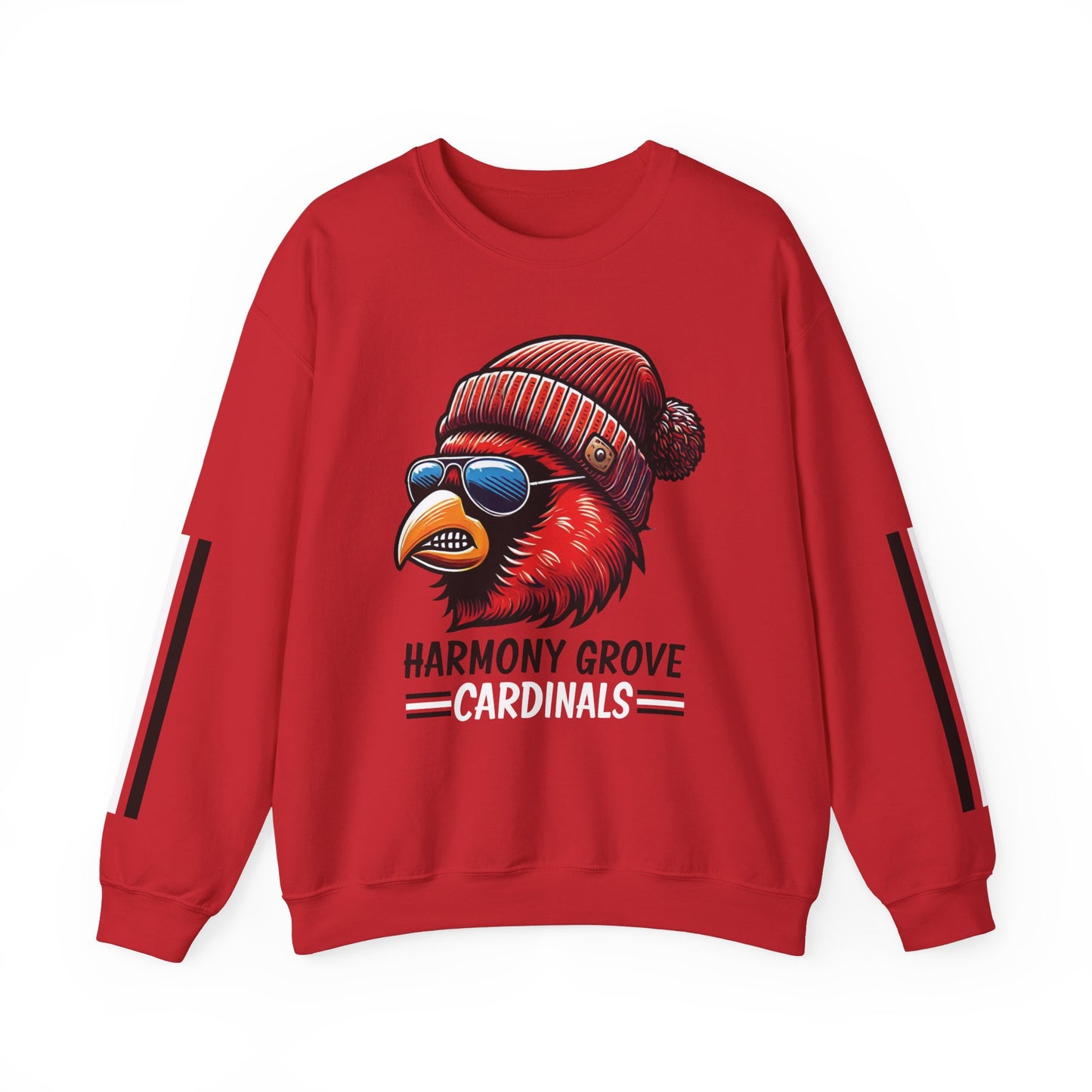Hipster Harmony Grove Cardinal - Unisex Heavy Blend™ Crewneck Sweatshirt