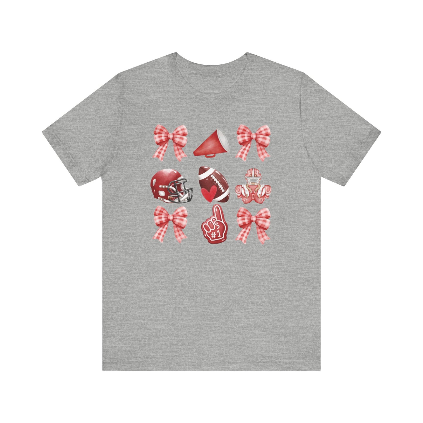 Football Coquette - Bella + Canvas Short Sleeve Tee