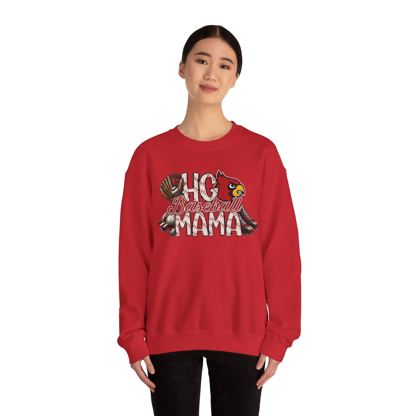 HG Baseball Mama - Unisex Heavy Blend™ Crewneck Sweatshirt