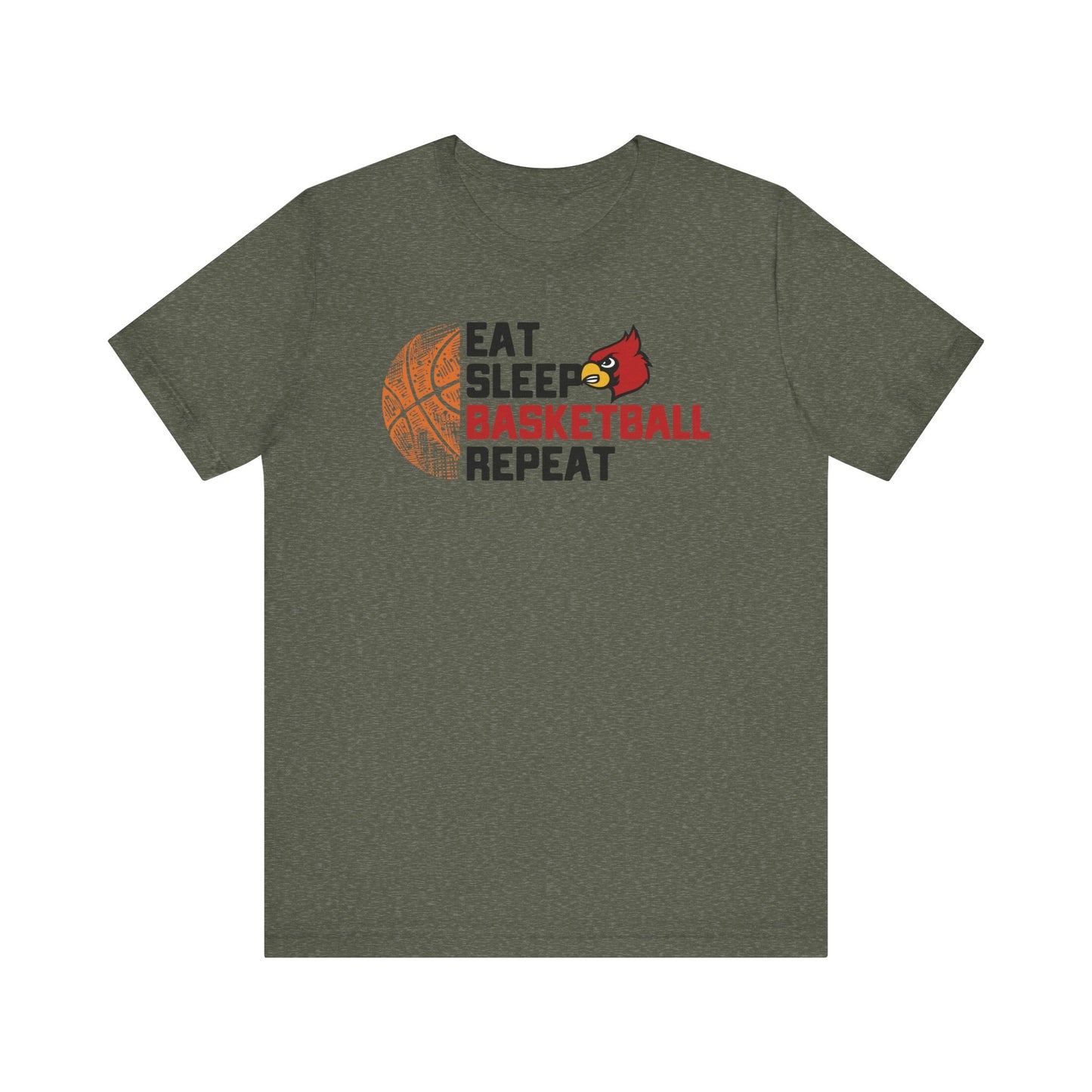 Eat Sleep Basketball Repeat - Bella + Canvas Short Sleeve Tee