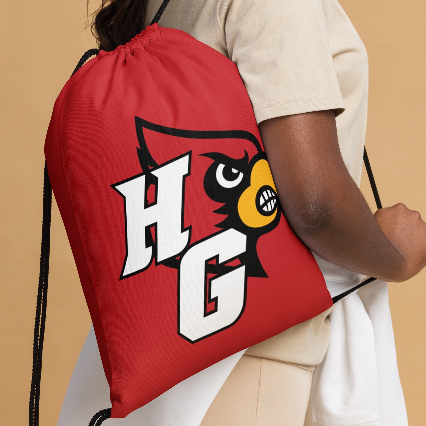Harmony Grove Cardinal - Drawstring bag