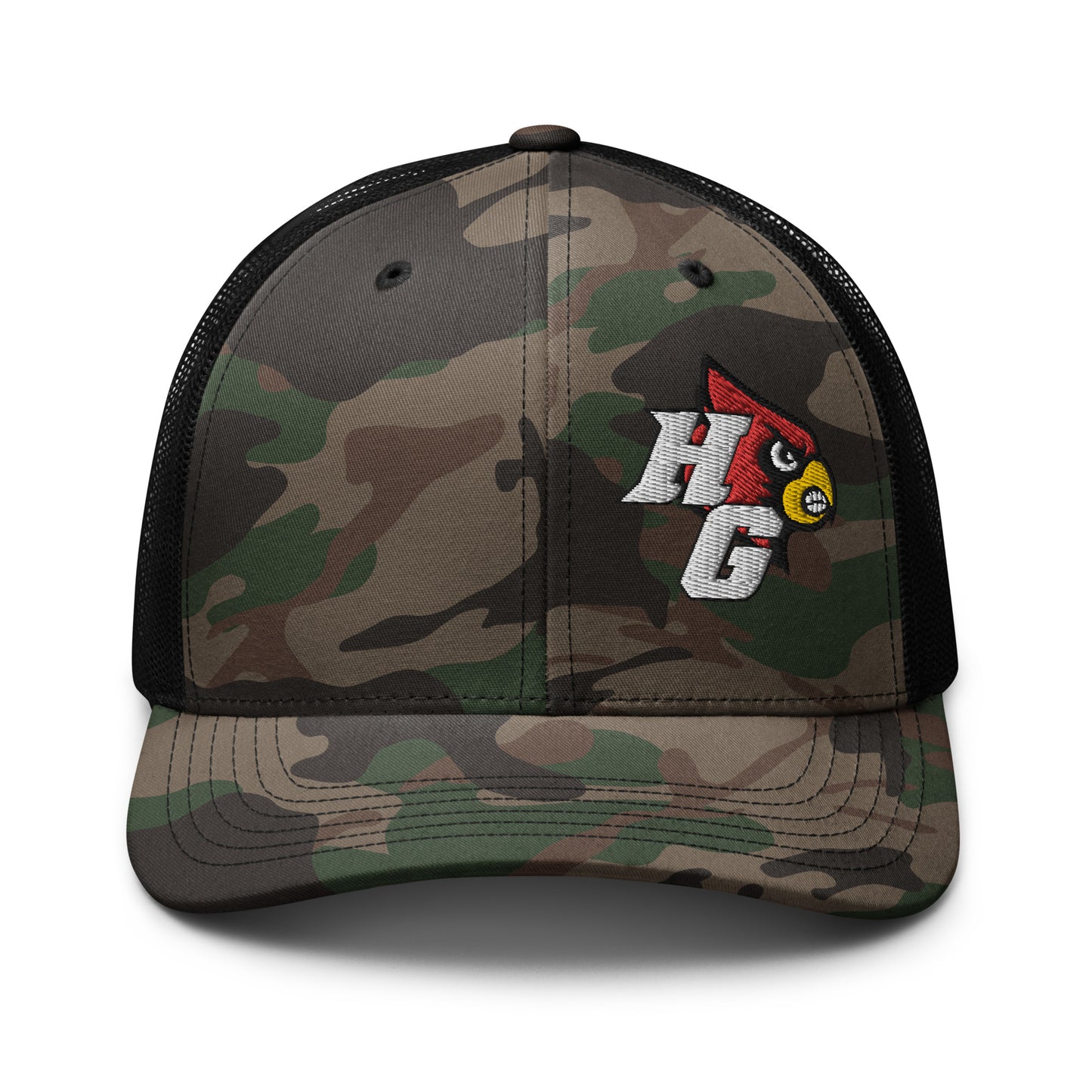 Harmony Grove Cardinals - Camouflage Trucker Hat