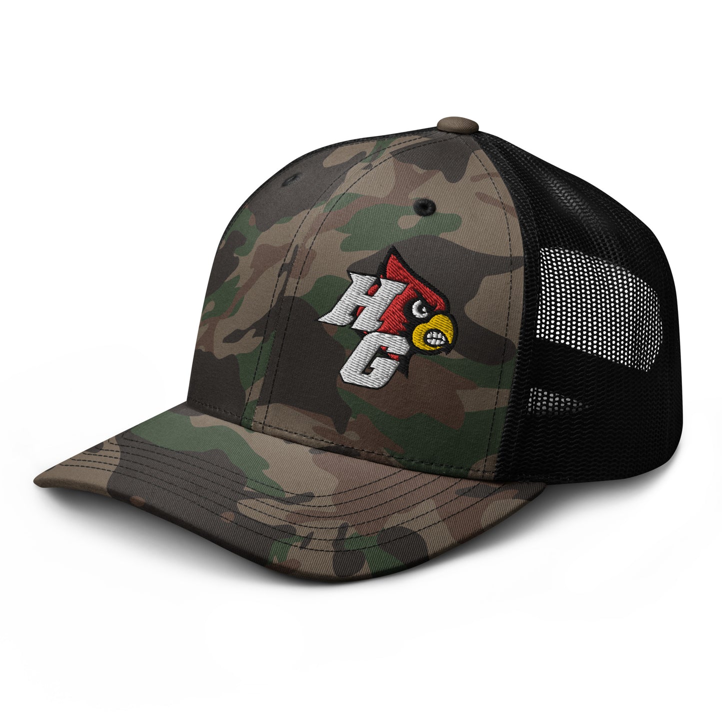 Harmony Grove Cardinals - Camouflage Trucker Hat