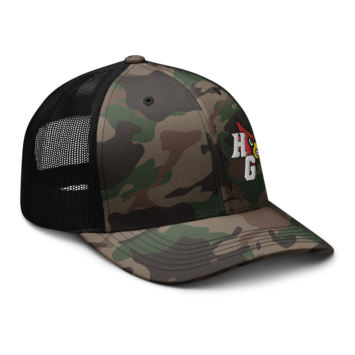 Harmony Grove Cardinals - Camouflage Trucker Hat