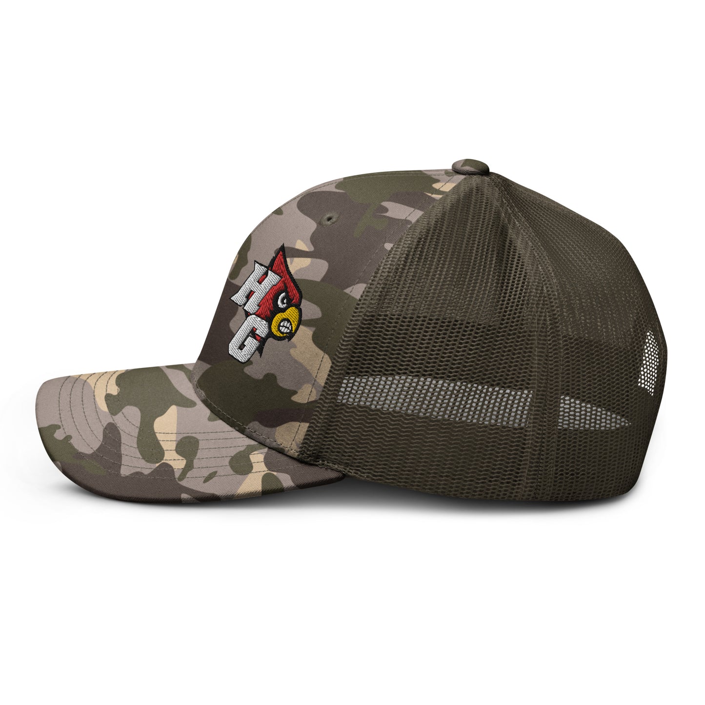 Harmony Grove Cardinals - Camouflage Trucker Hat