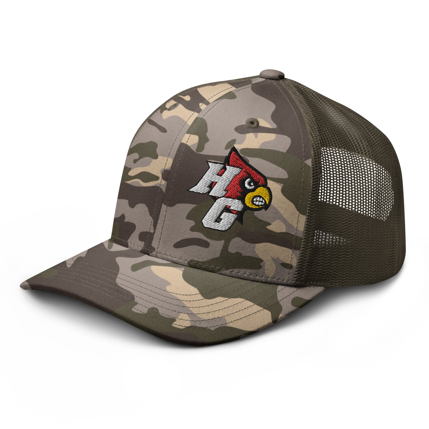 Harmony Grove Cardinals - Camouflage Trucker Hat