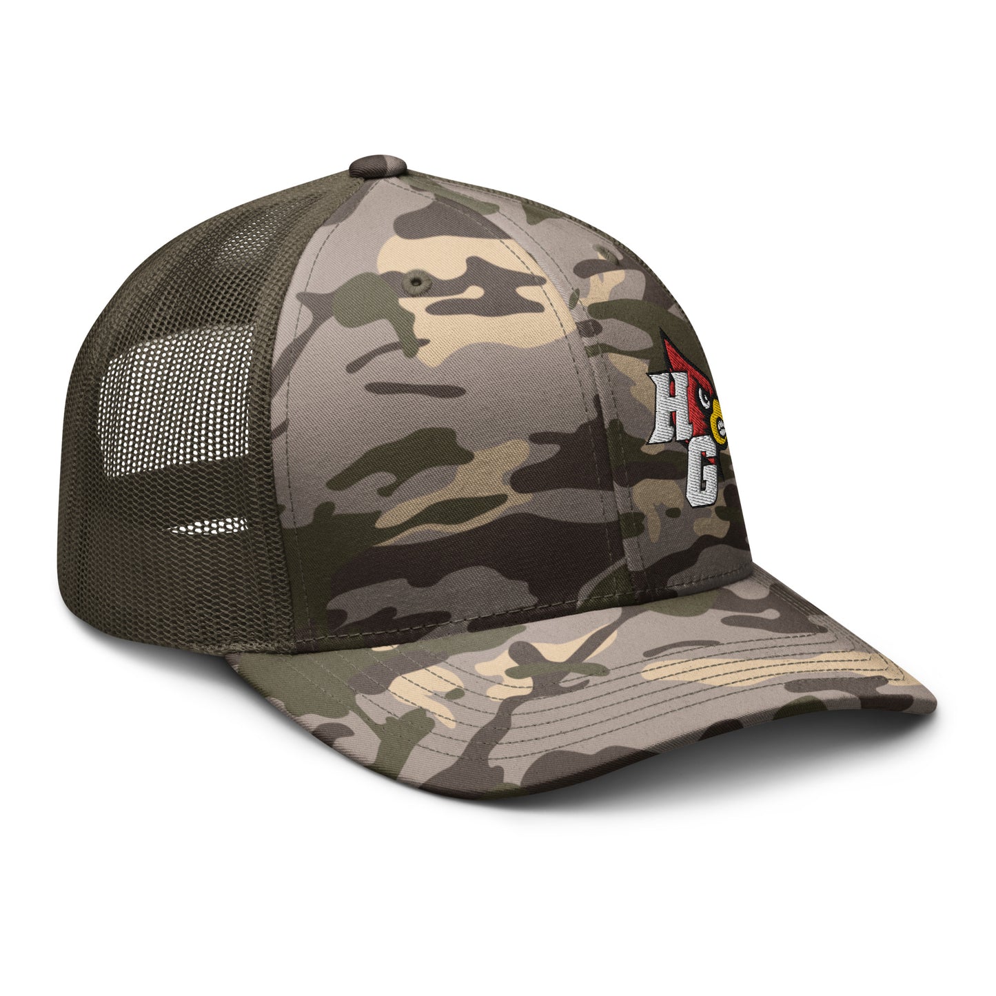 Harmony Grove Cardinals - Camouflage Trucker Hat