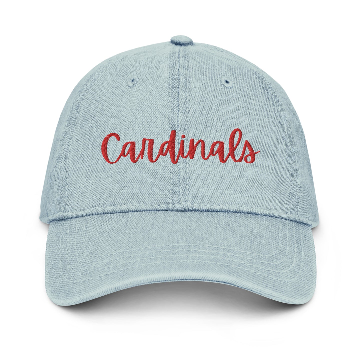 Cardinals + Back Logo - Denim Hat