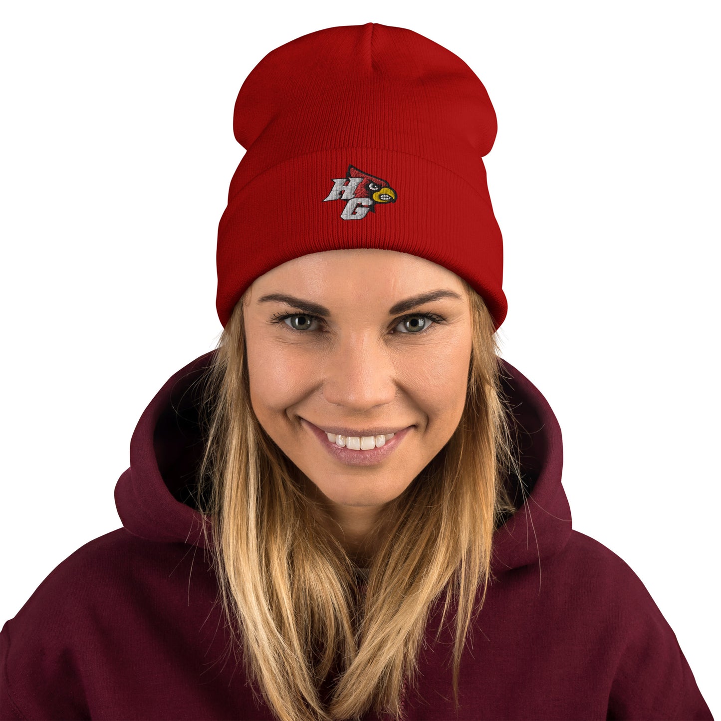 Harmony Grove Cardinal - Embroidered Beanie