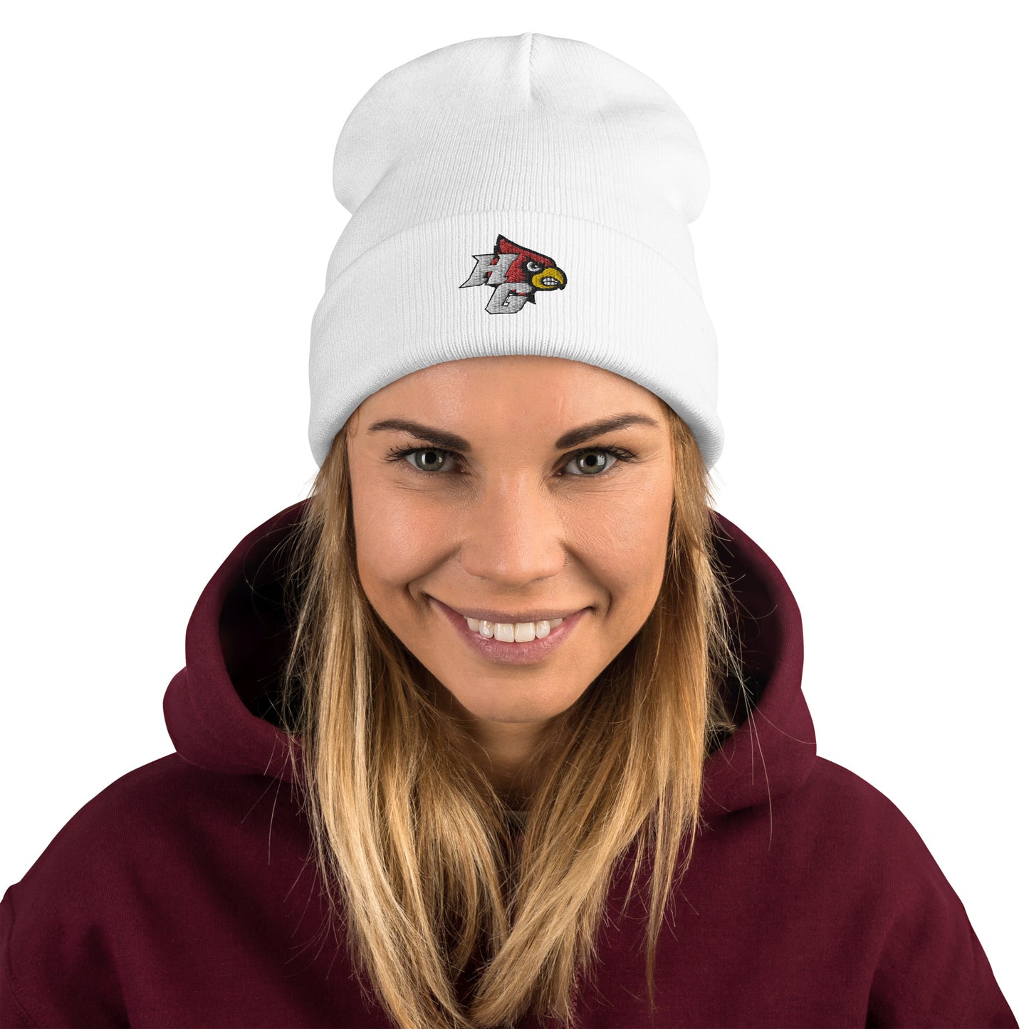 Harmony Grove Cardinal - Embroidered Beanie